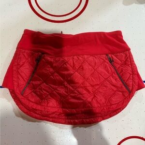 lululemon athletica Red Mini Skirt